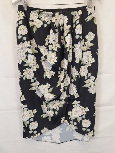 Forever New Draped Botanical Midi Skirt Size 12 by SwapUp-Online Second Hand Store-Online Thrift Store
