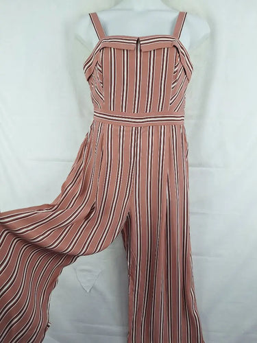 Forever New Sally Stripe Clay Effortless Jumpsuit Size 16 by SwapUp-Online Second Hand Store-Online Thrift Store