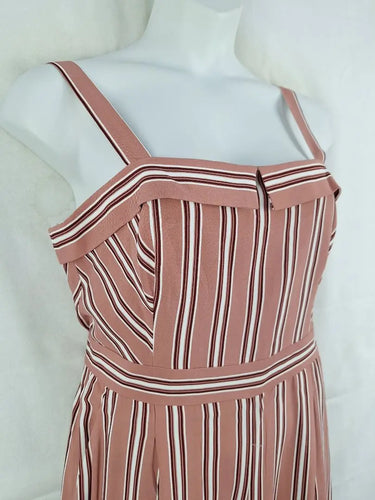 Forever New Sally Stripe Clay Effortless Jumpsuit Size 16 by SwapUp-Online Second Hand Store-Online Thrift Store