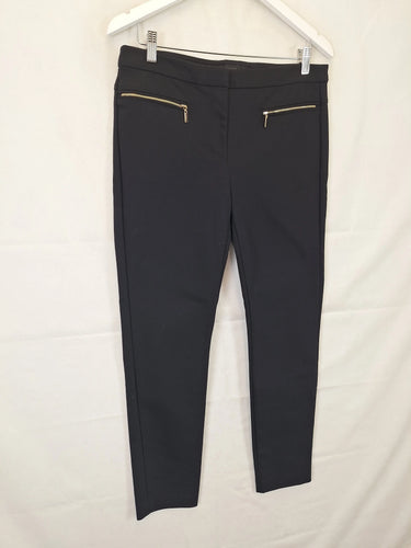 Forever New Sleek Zip Detail Pants Size 12 by SwapUp-Online Second Hand Store-Online Thrift Store
