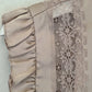 Forever New Taupe Shiny Ruffle  Blouse Size 10 by SwapUp-Online Second Hand Store-Online Thrift Store