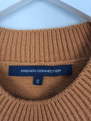 French Connection Caramel Bobble Winter Essential Jumper Size S by SwapUp-Online Second Hand Store-Online Thrift Store