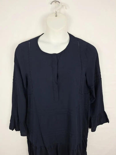 French Connection Classic Navy Long Top Size 14 by SwapUp-Online Second Hand Store-Online Thrift Store