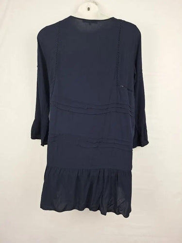 French Connection Classic Navy Long Top Size 14 by SwapUp-Online Second Hand Store-Online Thrift Store