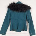 French Connection Emerald Green Retro Inspired Tailored Winter Jacket Size 6 by SwapUp-Online Second Hand Store-Online Thrift Store