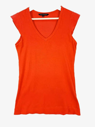 French Connection Everyday Coral Fitted T-shirt Size XS by SwapUp-Online Second Hand Store-Online Thrift Store