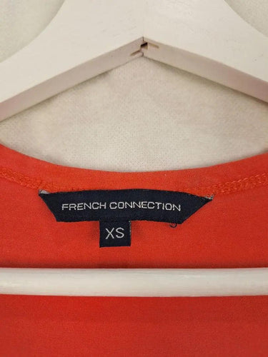 French Connection Everyday Coral Fitted T-shirt Size XS by SwapUp-Online Second Hand Store-Online Thrift Store