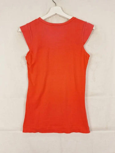 French Connection Everyday Coral Fitted T-shirt Size XS by SwapUp-Online Second Hand Store-Online Thrift Store