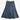 French Connection Flared Denim Panelled Midi Skirt Size 12 by SwapUp-Online Second Hand Store-Online Thrift Store