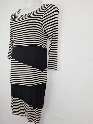 French Connection Layered Stretch Everyday Midi Dress Size 12 by SwapUp-Online Second Hand Store-Online Thrift Store
