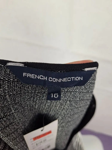 French Connection Optical Illusion Dress Size 16 by SwapUp-Online Second Hand Store-Online Thrift Store