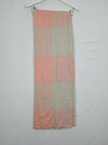 French Connection Pink & Grey Raw Hem Scarf Size OSFA by SwapUp-Online Second Hand Store-Online Thrift Store