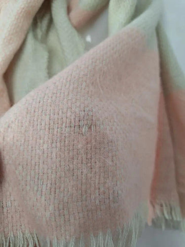 French Connection Pink & Grey Raw Hem Scarf Size OSFA by SwapUp-Online Second Hand Store-Online Thrift Store