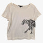 French Connection Sequin Embellished Cheetah T-shirt Size M by SwapUp-Online Second Hand Store-Online Thrift Store