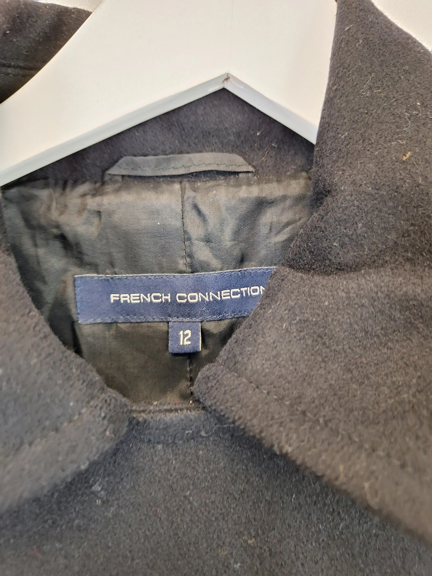 French Connection Sophisticated Wool Pea Coat Size 12 by SwapUp-Online Second Hand Store-Online Thrift Store