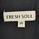 Second-Hand - Fresh Soul Classy Ruched Little Black Pencil Midi Dress Size 10 - SwapUp