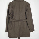 Friend Of Audrey Khaki Wool Blend Essential Belted Coat Size XL by SwapUp-Online Second Hand Store-Online Thrift Store