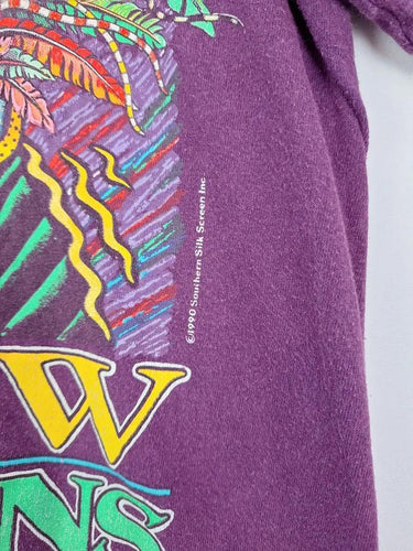 Fruit of the Loom Vintage New Orleans Mardi Gras T-shirt Size S by SwapUp-Online Second Hand Store-Online Thrift Store