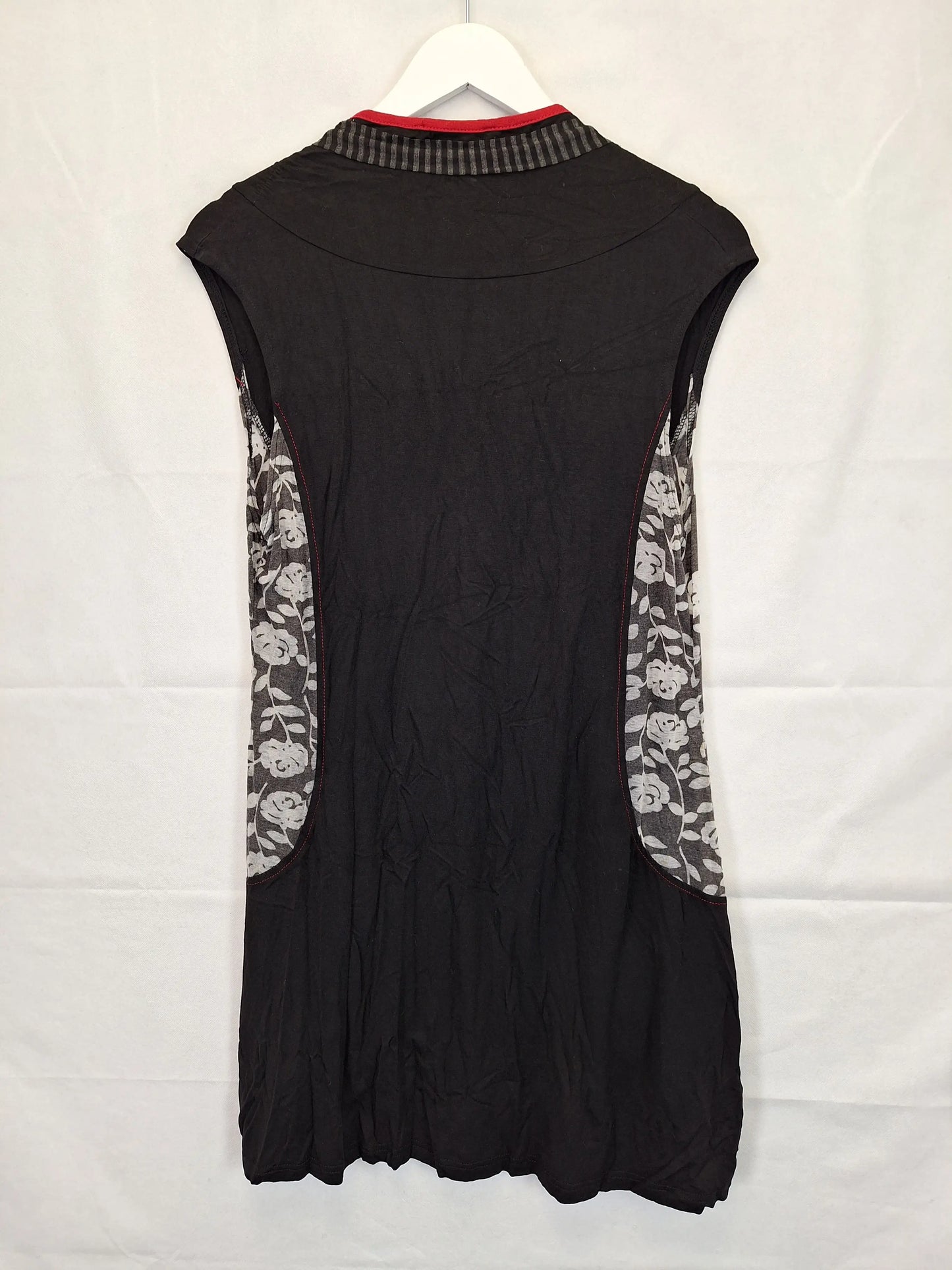 Gabriella Frattini Boho Stretch Floral Mini Dress Size 12 by SwapUp-Online Second Hand Store-Online Thrift Store