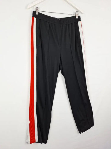 Ganni Racer Stripe Lightweight Pants Size 12 by SwapUp-Online Second Hand Store-Online Thrift Store