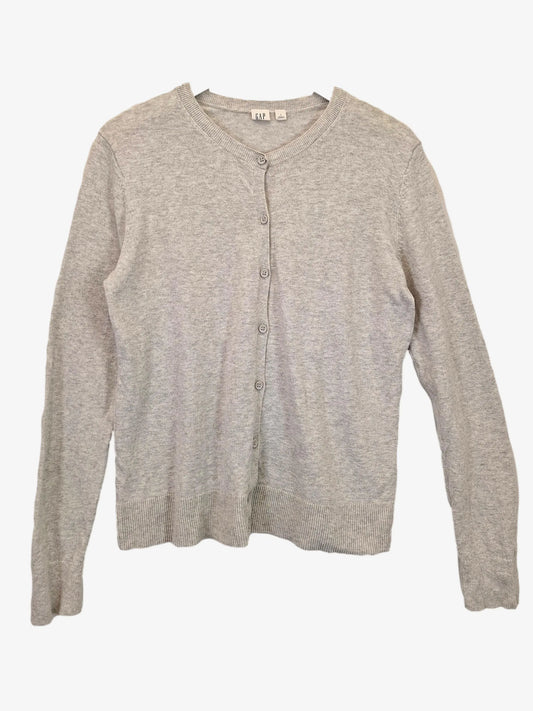 Gap Essential Marle  Cardigan Size L by SwapUp-Online Second Hand Store-Online Thrift Store