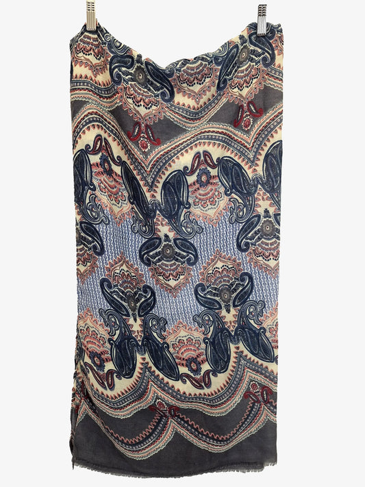 Generic Paisley Soft Cover Up Scarf Size OSFA by SwapUp-Online Second Hand Store-Online Thrift Store