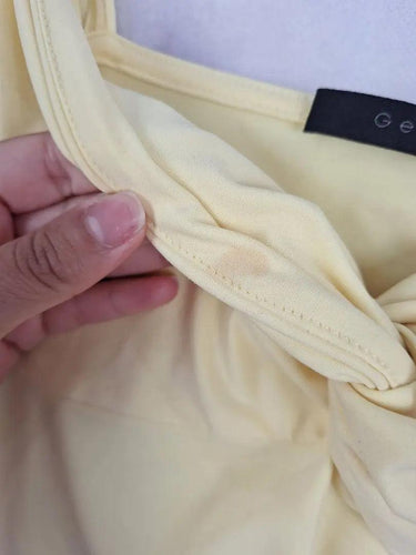 George Buttercup Twist Front Top Size 14 by SwapUp-Online Second Hand Store-Online Thrift Store