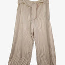 Ginger & Smart Cream Belted Dressy Cropped Pants Size 12 by SwapUp-Online Second Hand Store-Online Thrift Store
