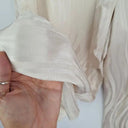 Ginger & Smart Cream Belted Dressy Cropped Pants Size 12 by SwapUp-Online Second Hand Store-Online Thrift Store
