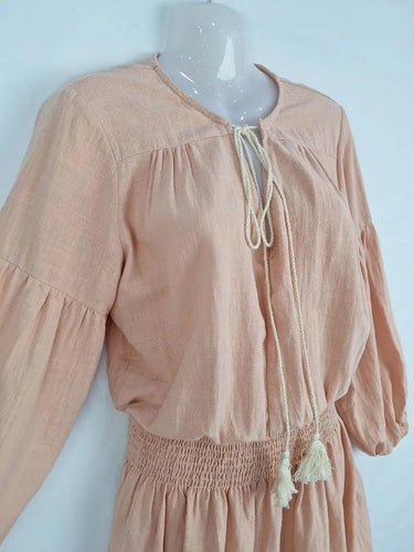 Girl and The Sun Dusty Pink Beach Mini Dress Size S by SwapUp-Online Second Hand Store-Online Thrift Store