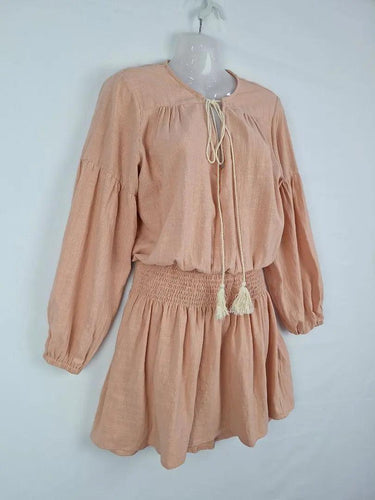 Girl and The Sun Dusty Pink Beach Mini Dress Size S by SwapUp-Online Second Hand Store-Online Thrift Store