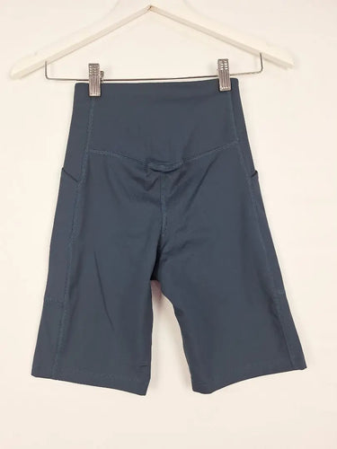 Girlfriend Collective Navy Phone Pocket Bike Shorts Size XS by SwapUp-Online Second Hand Store-Online Thrift Store