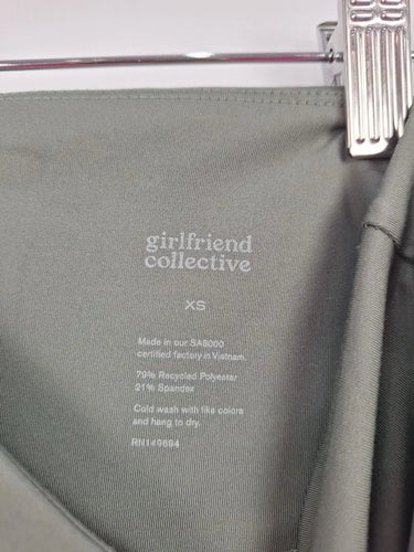 Girlfriend Collective Olive Hidden Pocket Yoga Shorts Size XS by SwapUp-Online Second Hand Store-Online Thrift Store