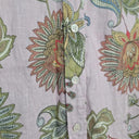 Goondiwindi Cotton Mauve Linen Floral Classic Shirt Size 12 by SwapUp-Online Second Hand Store-Online Thrift Store