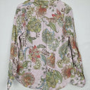 Goondiwindi Cotton Mauve Linen Floral Classic Shirt Size 12 by SwapUp-Online Second Hand Store-Online Thrift Store