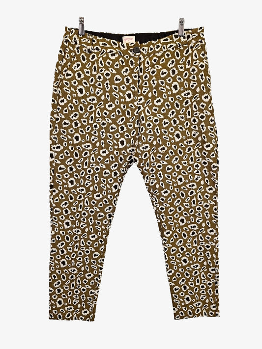 Gorman Animal Print Textured Tapered Pants Size 14 by SwapUp-Online Second Hand Store-Online Thrift Store