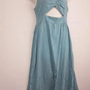 Gorman Aqua Crushed Cotton Sundress Midi Dress Size 16 by SwapUp-Online Second Hand Store-Online Thrift Store