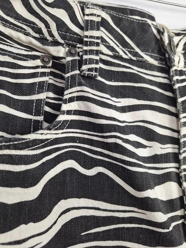 Gorman Black Soundwave Jeans Size 16 by SwapUp-Online Second Hand Store-Online Thrift Store