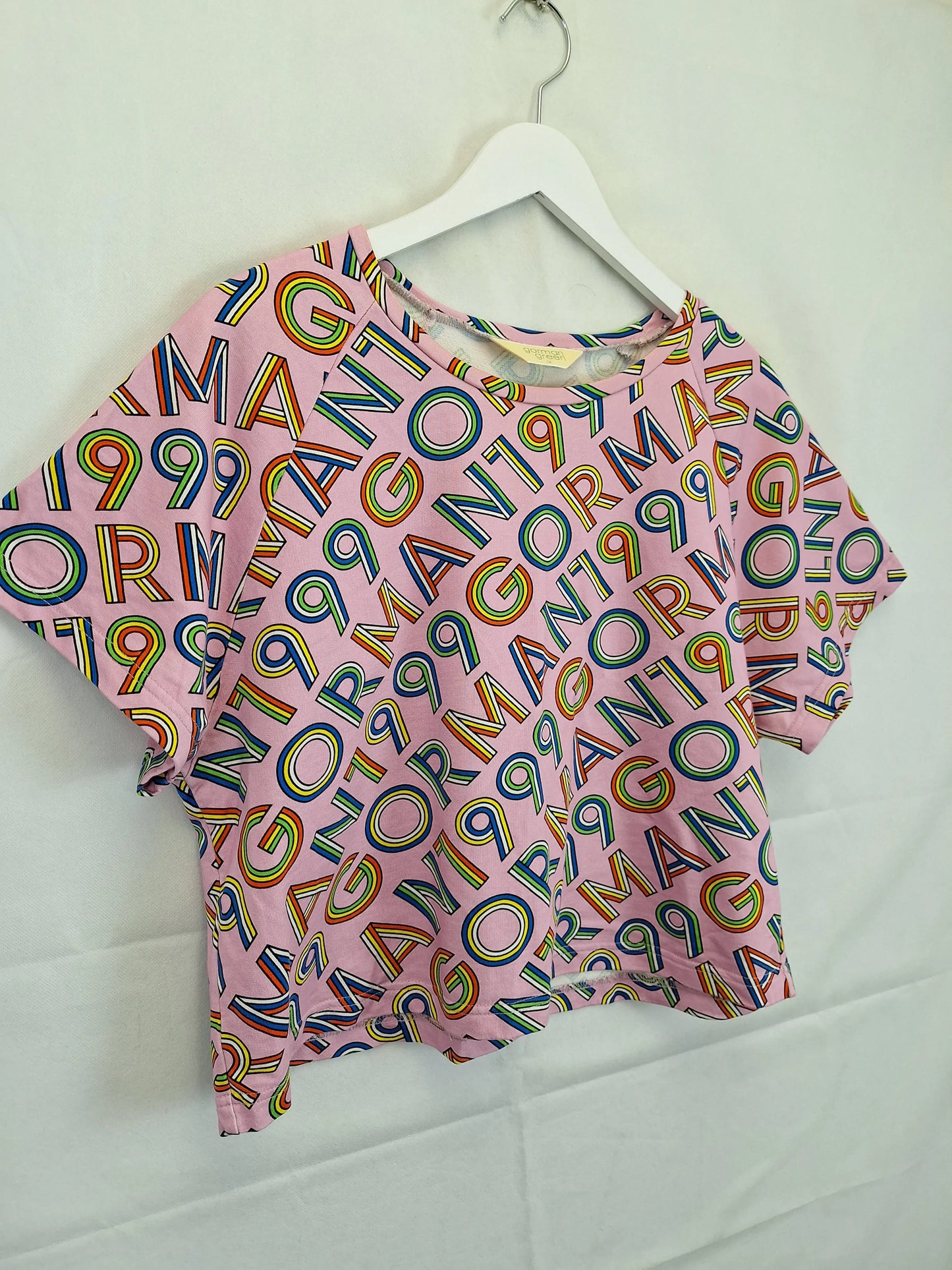 Gorman Boxy Crop 1999 T-shirt Size 12 by SwapUp-Online Second Hand Store-Online Thrift Store