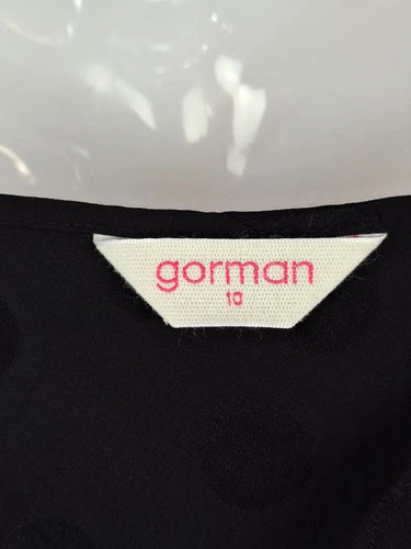 Gorman Chic Dotted Slip Dress Size 10 by SwapUp-Online Second Hand Store-Online Thrift Store