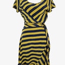 Gorman Elegant Bias Cut Silk Striped Midi Dress Size 8 by SwapUp-Online Second Hand Store-Online Thrift Store