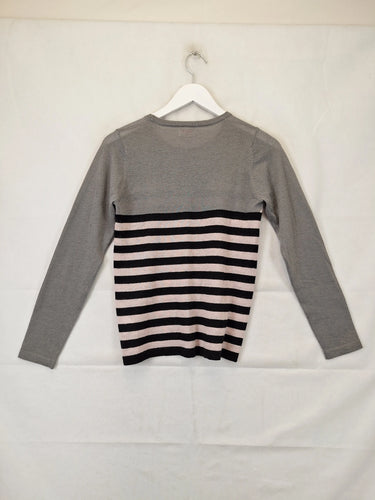 Gorman Fine Knit Striped Love Jersey Size 8 by SwapUp-Online Second Hand Store-Online Thrift Store