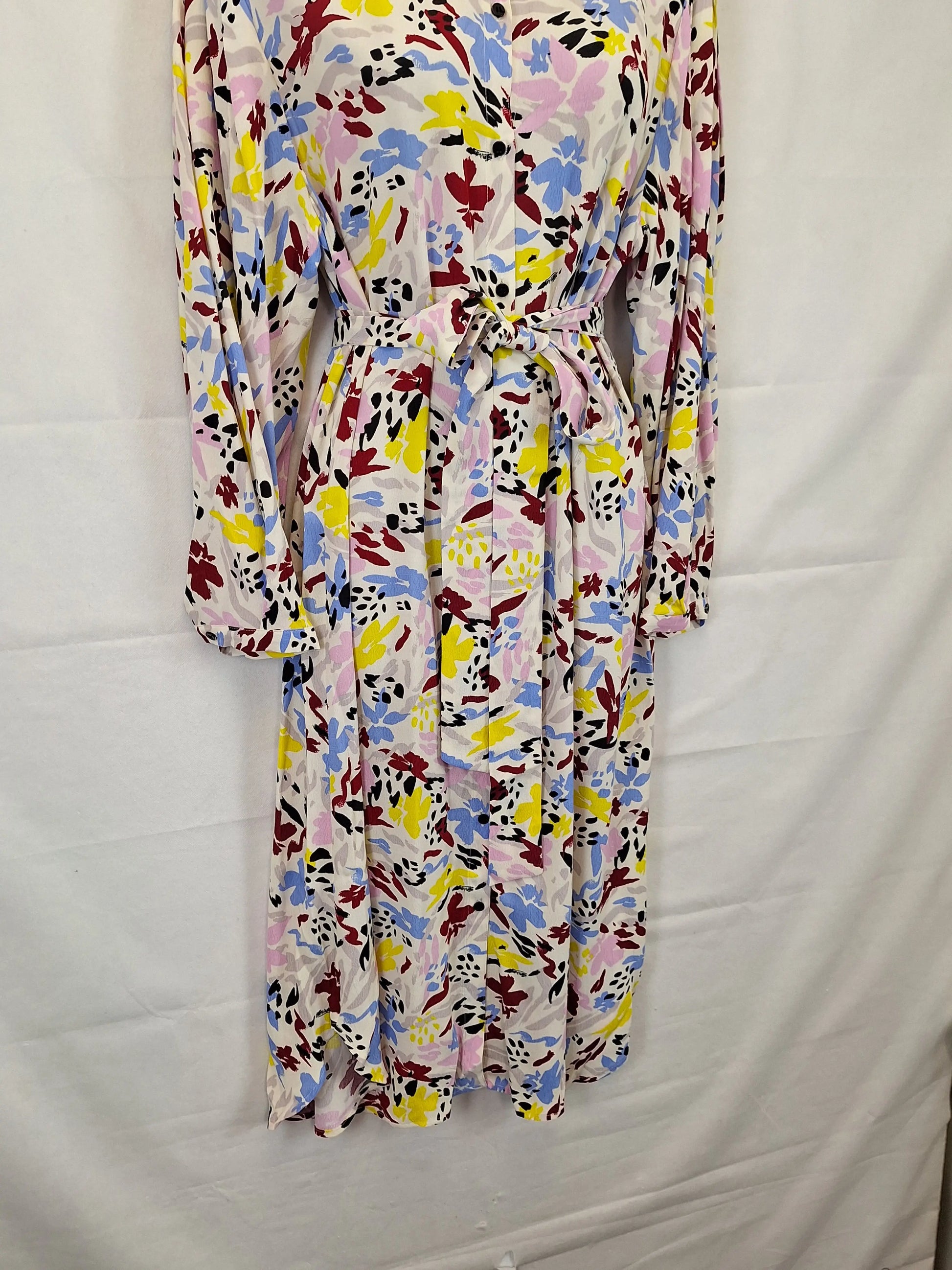 Gorman Funky Balloon Sleeve Shirt Maxi Dress Size 12 by SwapUp-Online Second Hand Store-Online Thrift Store