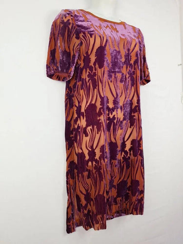 Gorman Iris Devore Sheer Shift MIdi Dress Size 10 by SwapUp-Online Second Hand Store-Online Thrift Store