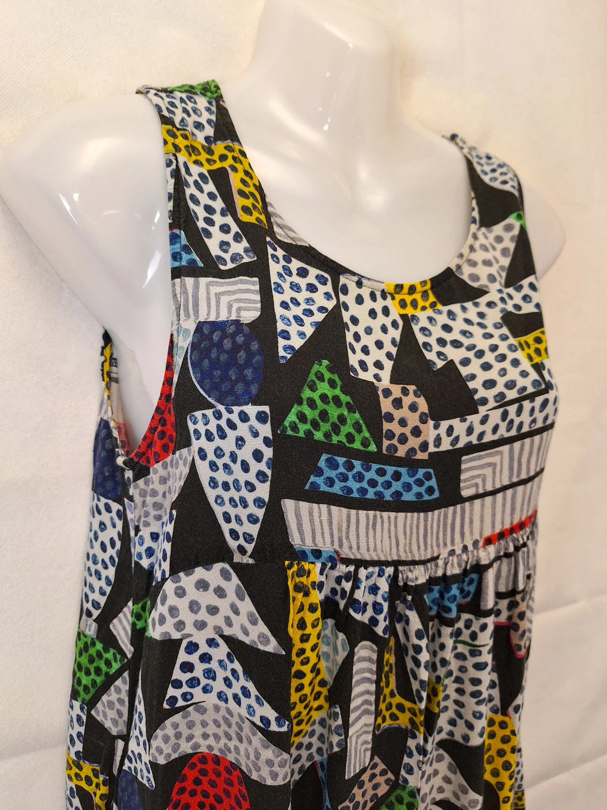 Gorman Julia Flanagan Graphic Mini Dress Size 8 by SwapUp-Online Second Hand Store-Online Thrift Store