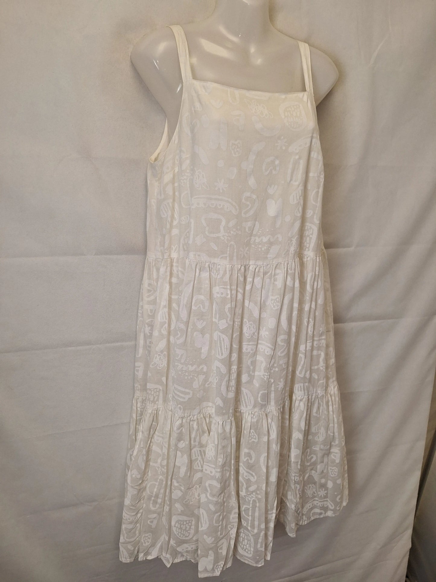 Gorman Kindah Khalidy Tiered Midi Dress Size 10 by SwapUp-Online Second Hand Store-Online Thrift Store