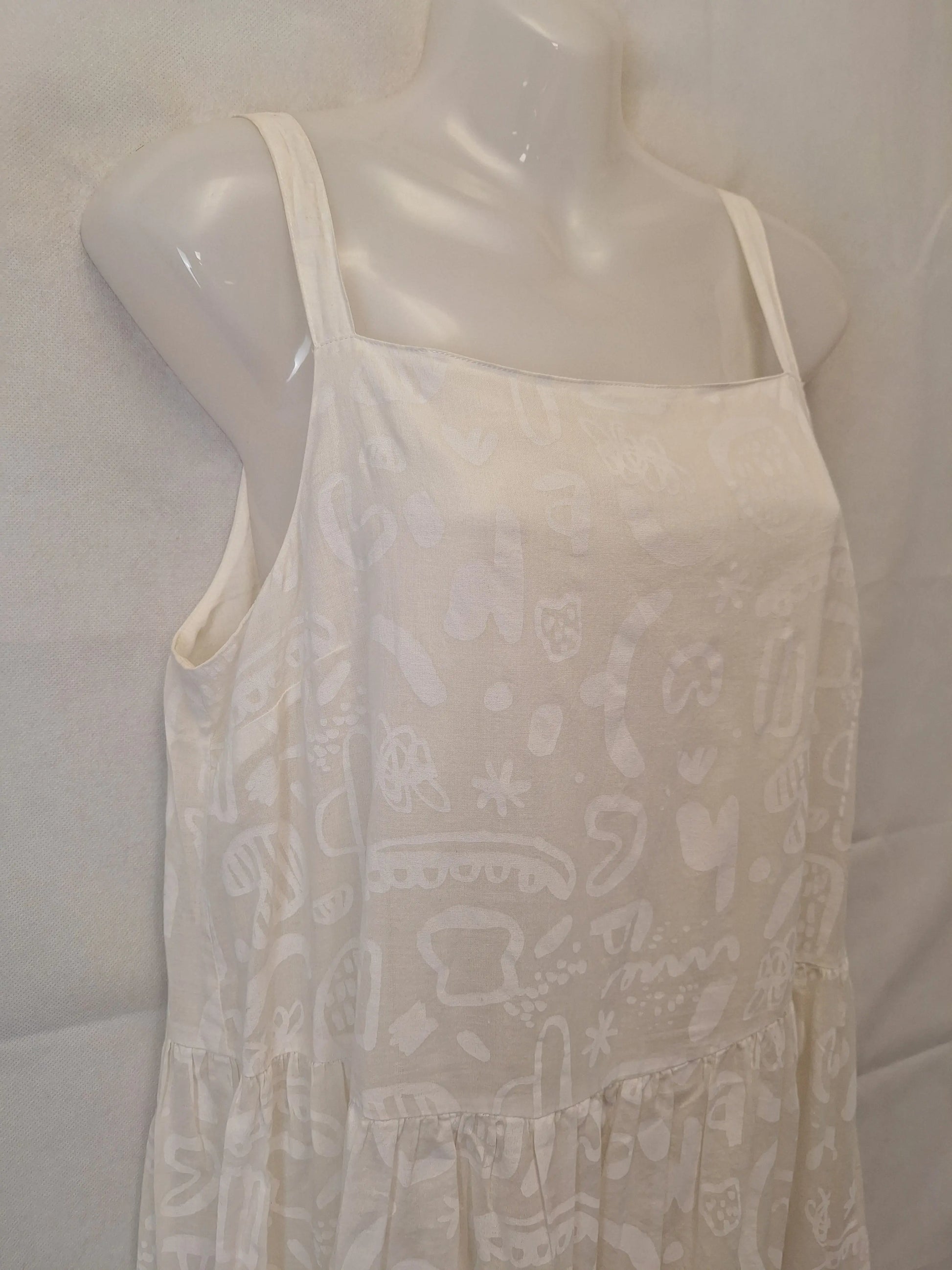Gorman Kindah Khalidy Tiered Midi Dress Size 10 by SwapUp-Online Second Hand Store-Online Thrift Store