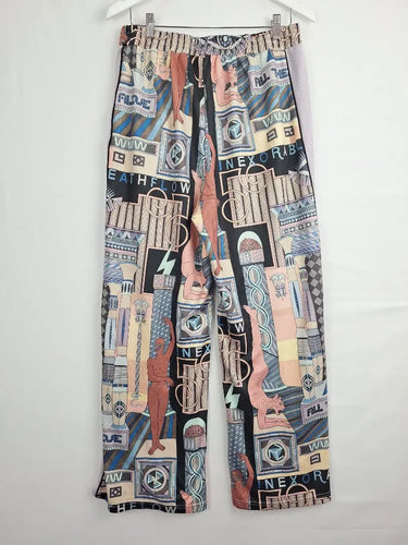 Gorman Lilac Futuristic Casual Pants Size 16 by SwapUp-Online Second Hand Store-Online Thrift Store