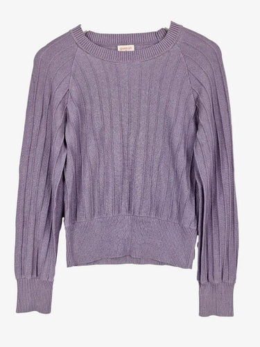 Gorman Lilac Sparkle Ribbed Knit Top Size 10 by SwapUp-Online Second Hand Store-Online Thrift Store