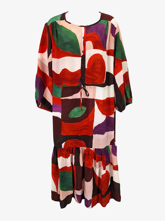 Gorman Relaxed Groovy Tiered Maxi Dress Size 12 by SwapUp-Online Second Hand Store-Online Thrift Store